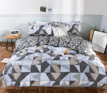 3D Grey Lump 30273 Bed Pillowcases Quilt