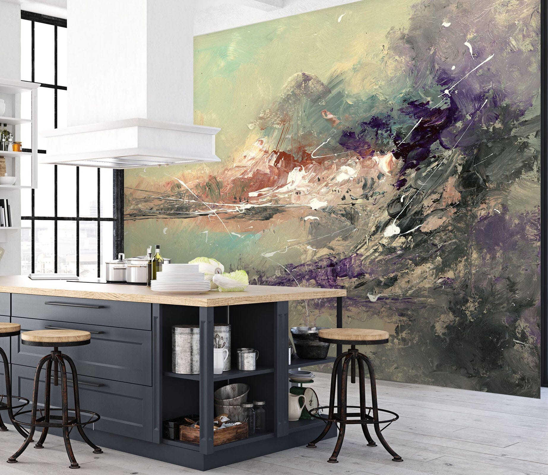 3D Night Seaside 1411 Anne Farrall Doyle Wall Mural Wall Murals Wallpaper AJ Wallpaper 2 