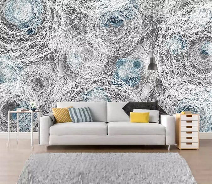 3D White Coil 2346 Wall Murals Wallpaper AJ Wallpaper 2 