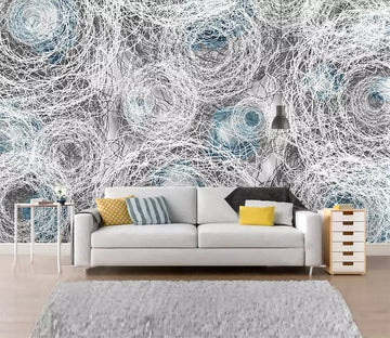 3D White Coil 2346 Wall Murals Wallpaper AJ Wallpaper 2 