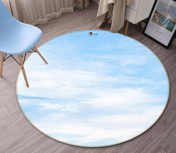 3D Sky Clouds 74181 Round Non Slip Rug Mat
