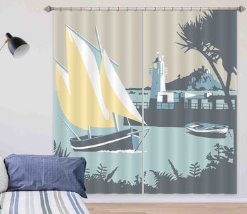 3D Newlyn 125 Steve Read Curtain Curtains Drapes Curtains AJ Creativity Home 