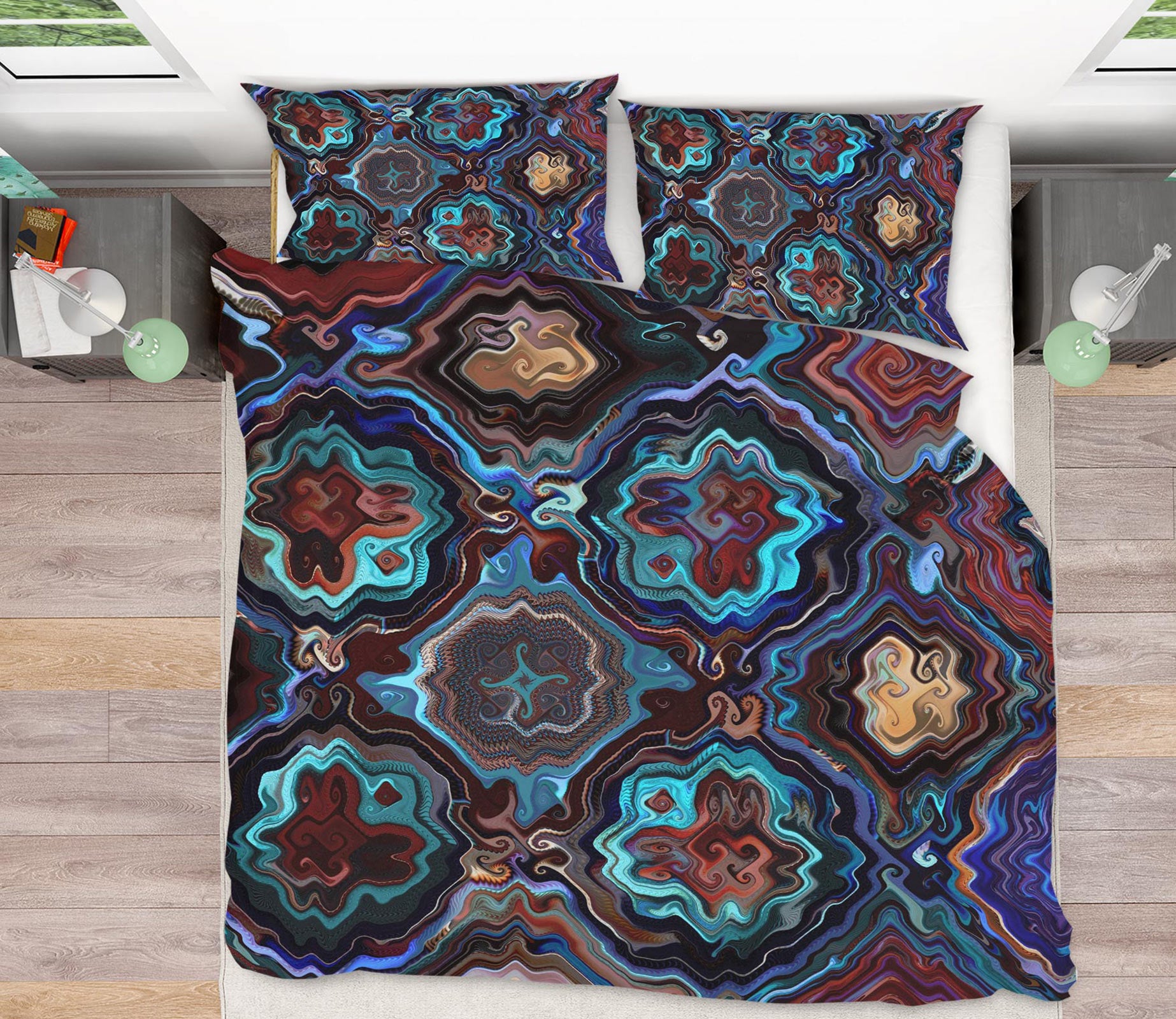 3D Texture 13207 Bed Pillowcases Quilt
