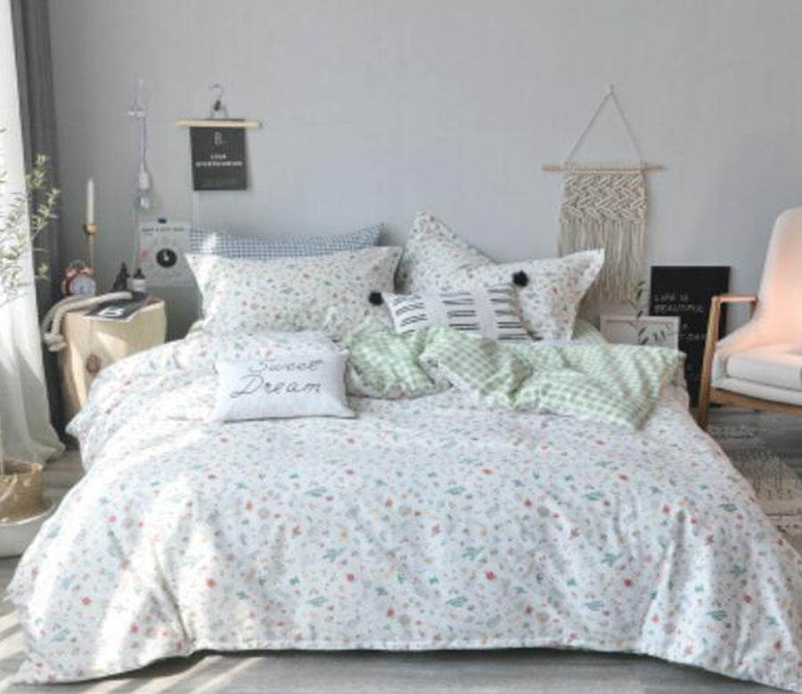 3D Colorful Floral 14139 Bed Pillowcases Quilt