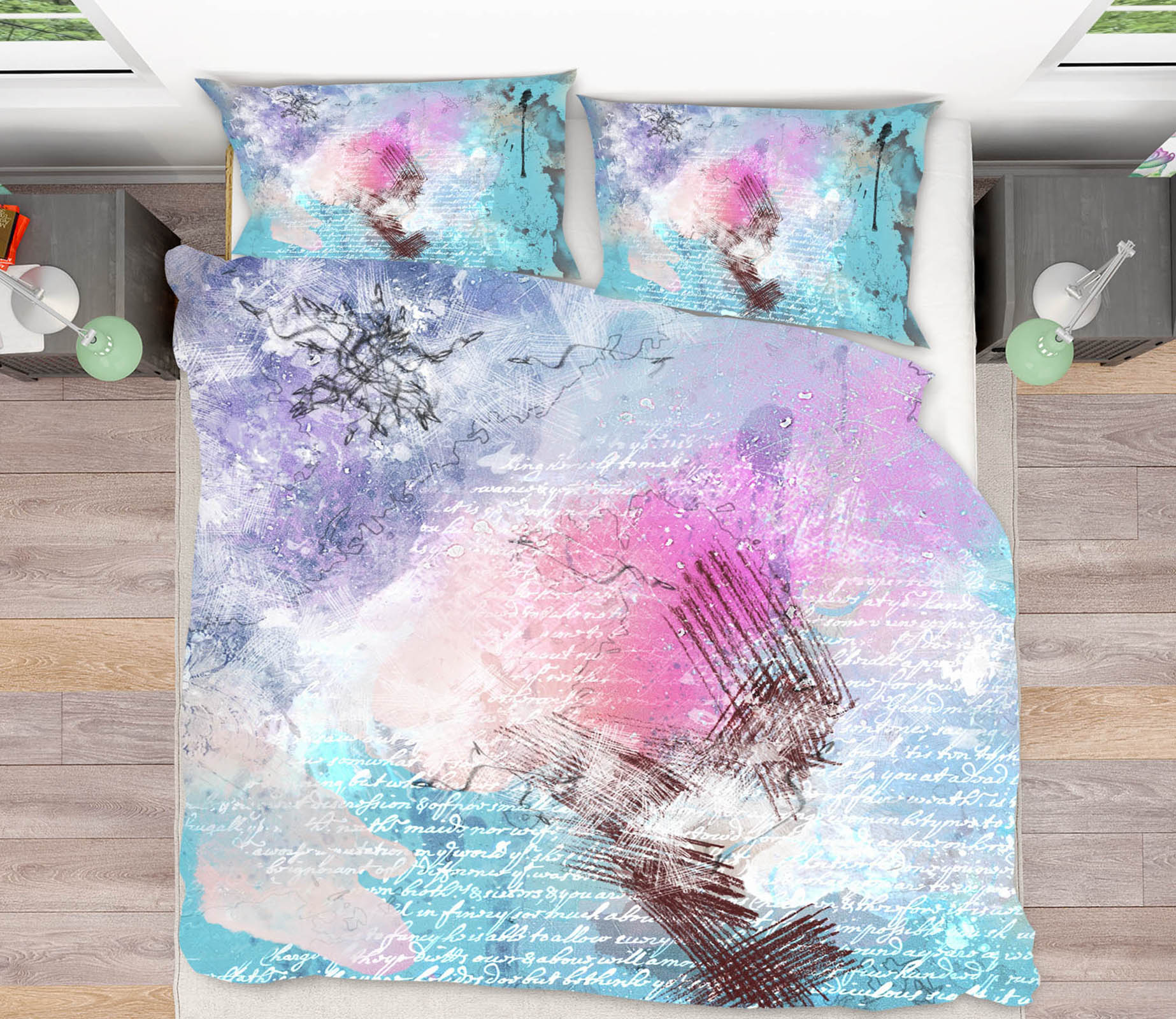 3D Colorful 19121 Bed Pillowcases Quilt