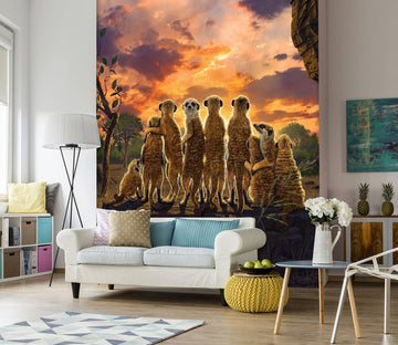 3D Meerkats Def 1530 Wall Murals Exclusive Designer Vincent Wallpaper AJ Wallpaper 2 