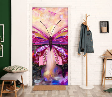 3D Butterfly 3250 Skromova Marina Door Mural
