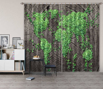 3D Green Forest 719 Curtains Drapes Wallpaper AJ Wallpaper 
