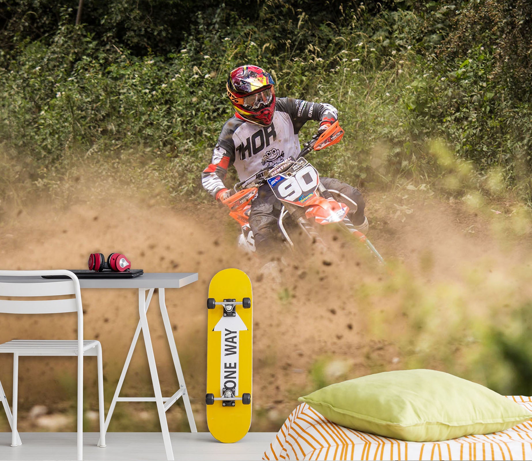 3D Mud Racing 188 Vehicle Wall Murals