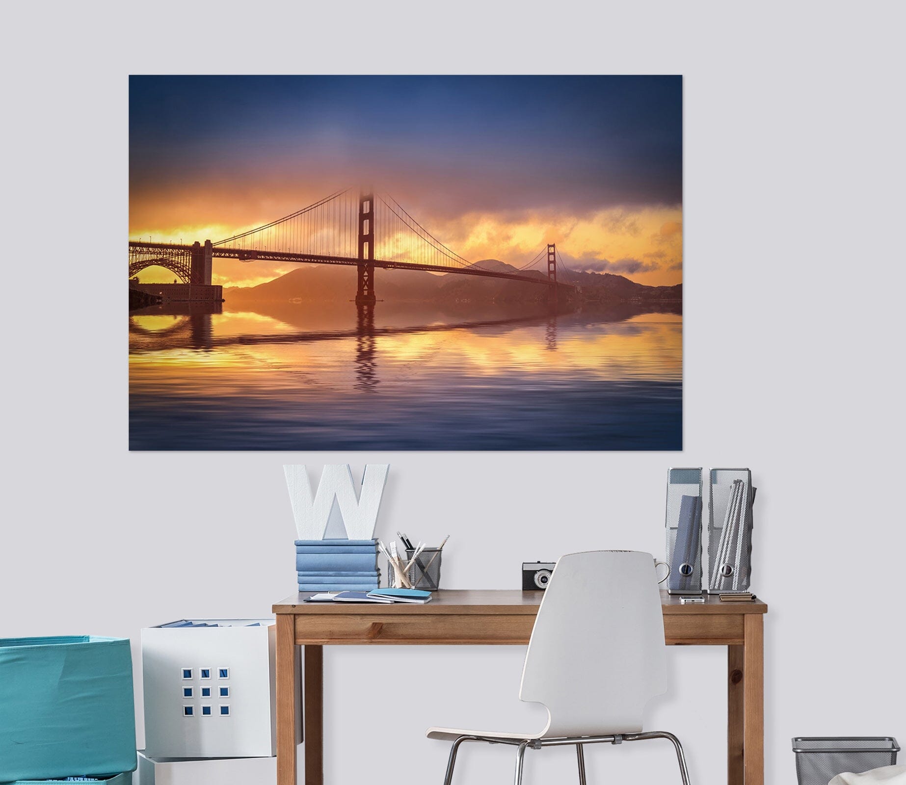 3D Sea Bridge 214 Marco Carmassi Wall Sticker Wallpaper AJ Wallpaper 2 