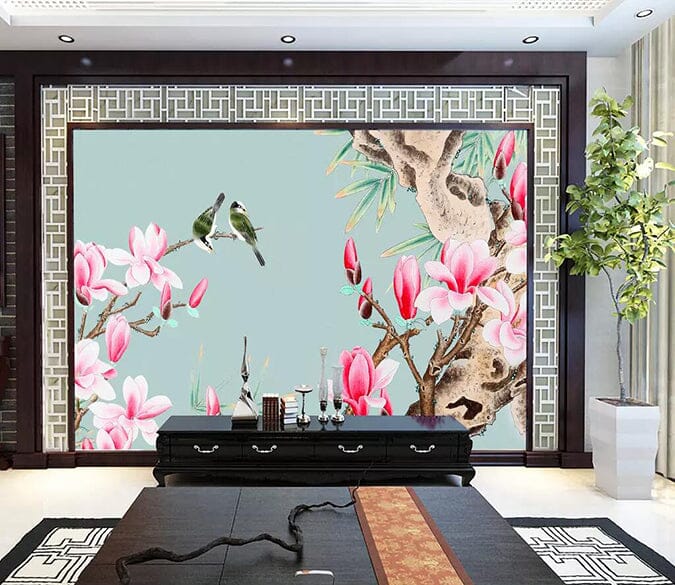 3D Plum Butterfly 2713 Wall Murals Wallpaper AJ Wallpaper 2 