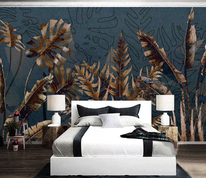 3D Dead Leaves 1852 Wall Murals Wallpaper AJ Wallpaper 2 