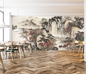 3D Alpine River 1465 Wall Murals Wallpaper AJ Wallpaper 2 