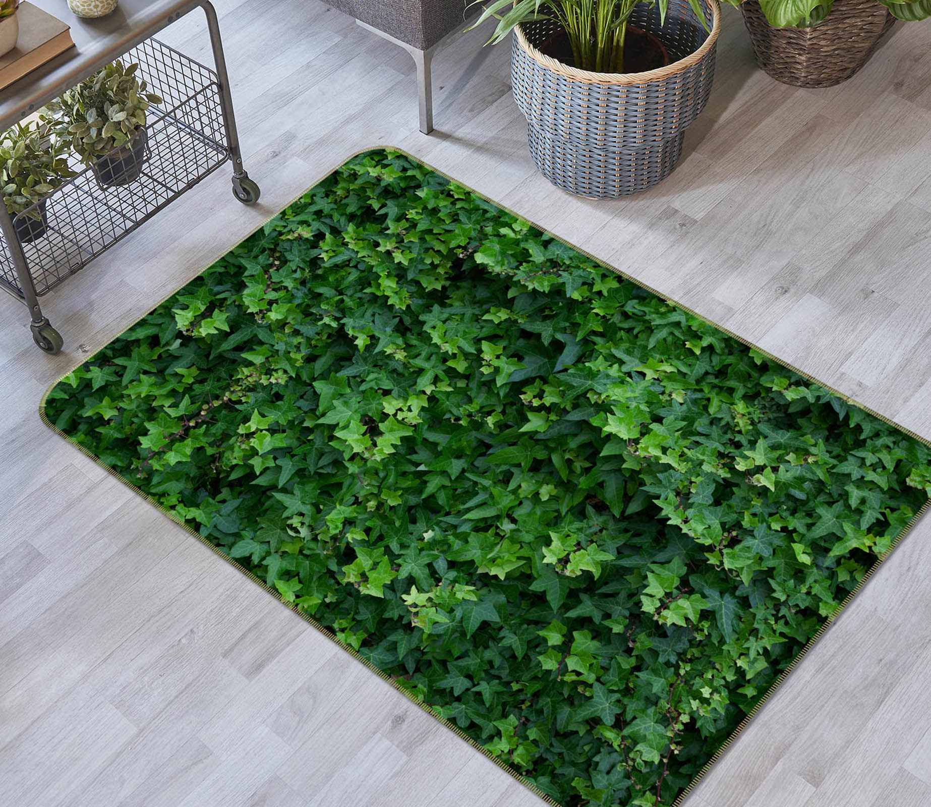3D Leaves 36047 Non Slip Rug Mat