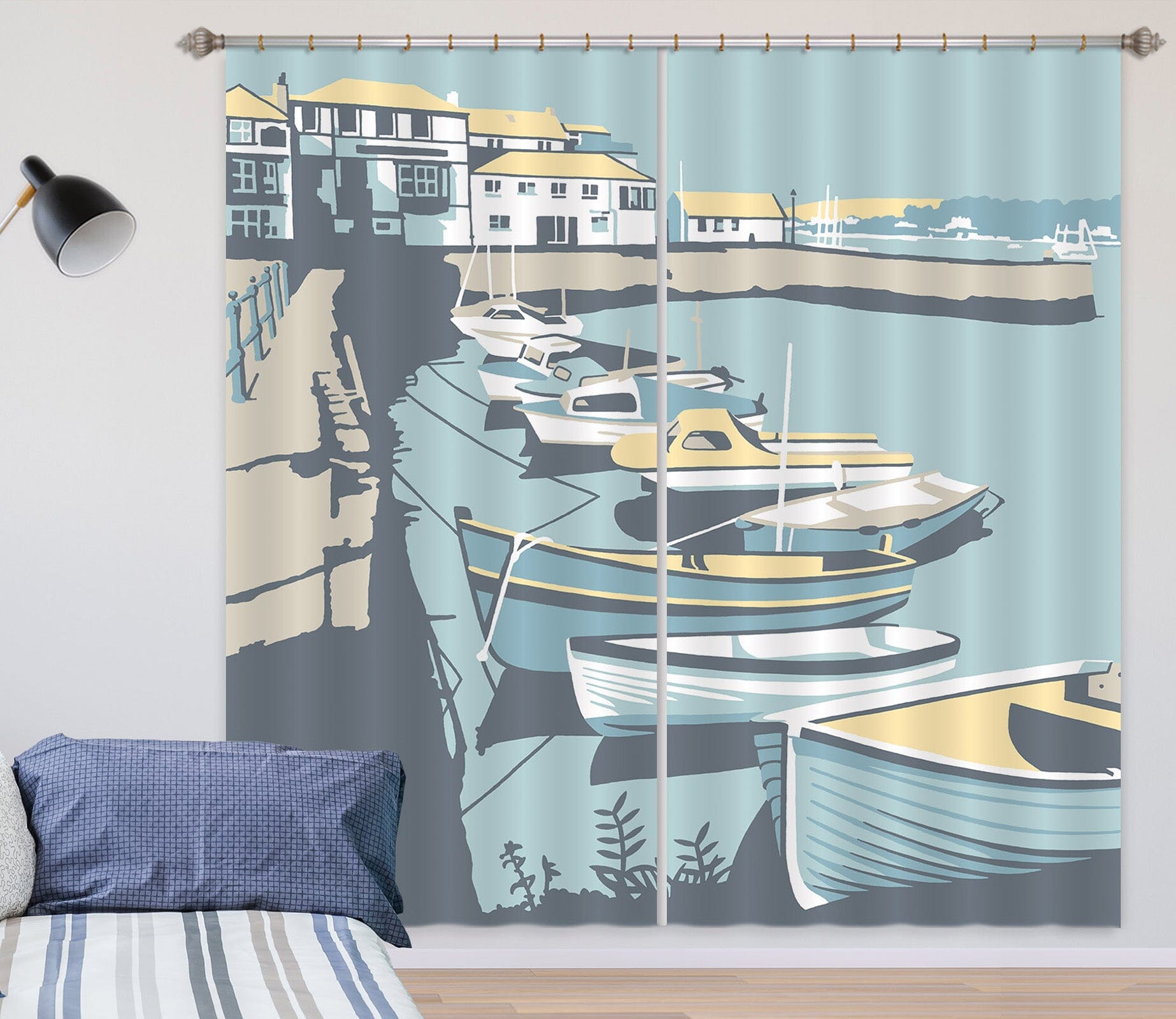 3D Falmouth 115 Steve Read Curtain Curtains Drapes Curtains AJ Creativity Home 