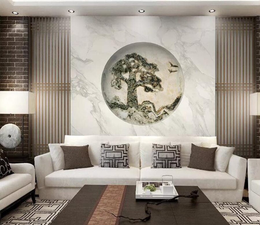 3D Big Pine Tree WC254 Wall Murals Wallpaper AJ Wallpaper 2 