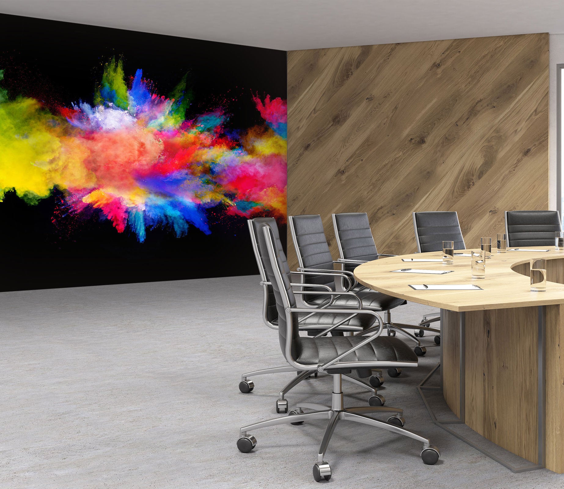 3D Color Pigment 035 Wall Murals