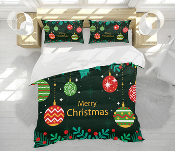 3D Colorful Ball 61011 Bed Pillowcases Quilt