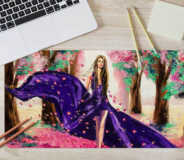 3D Tree Female 17131 Desk Mat