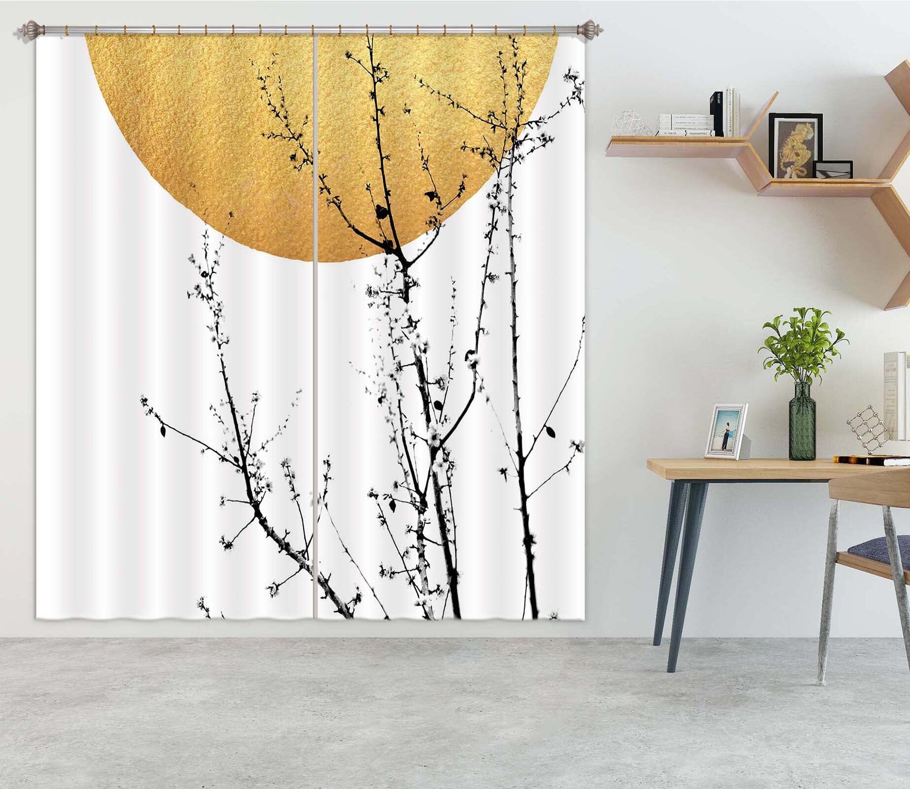 3D Sunshine Of My Life 055 Boris Draschoff Curtain Curtains Drapes Curtains AJ Creativity Home 