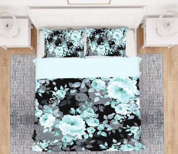 3D Flowers 13226 Bed Pillowcases Quilt
