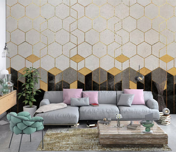 3D Black Diamond WC2531 Wall Murals
