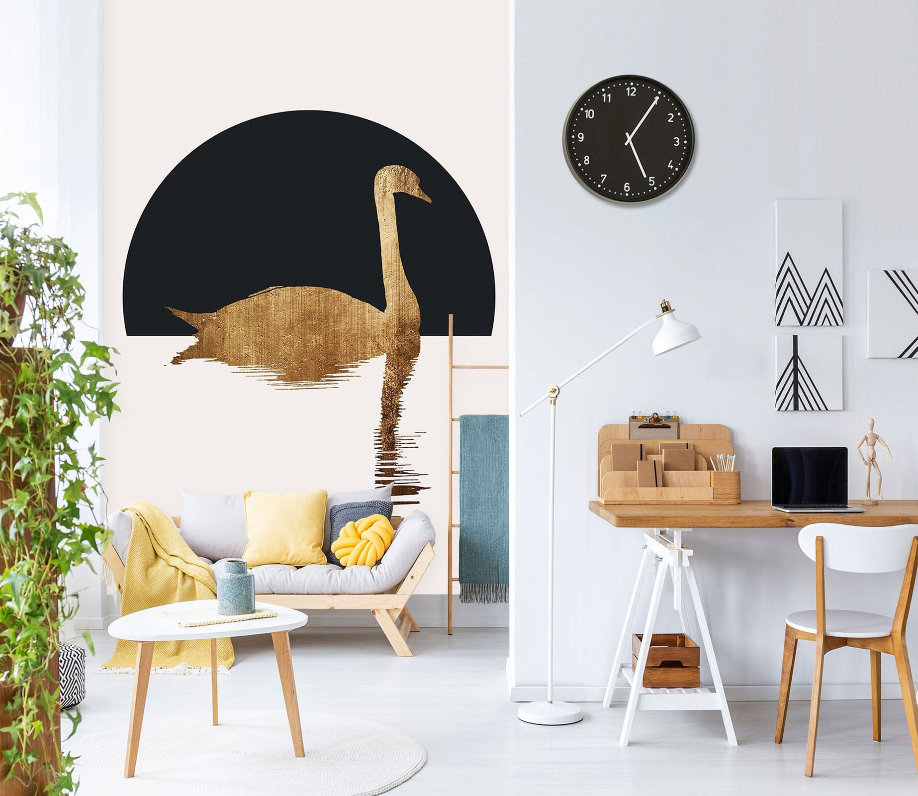 3D Swan Lake 1524 Boris Draschoff Wall Mural Wall Murals Wallpaper AJ Wallpaper 2 