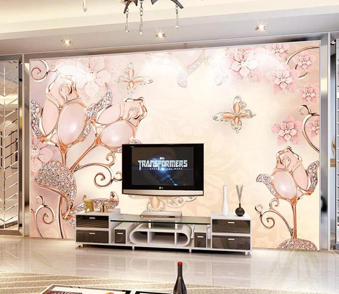 3D Flowers 1126 Wall Murals Wallpaper AJ Wallpaper 2 