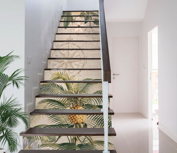 3D Tree Pineapple 11049 Andrea Haase Stair Risers