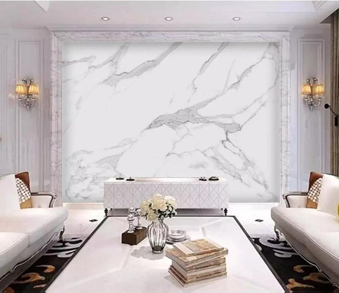 3D White Stripe 1766 Wall Murals Wallpaper AJ Wallpaper 2 