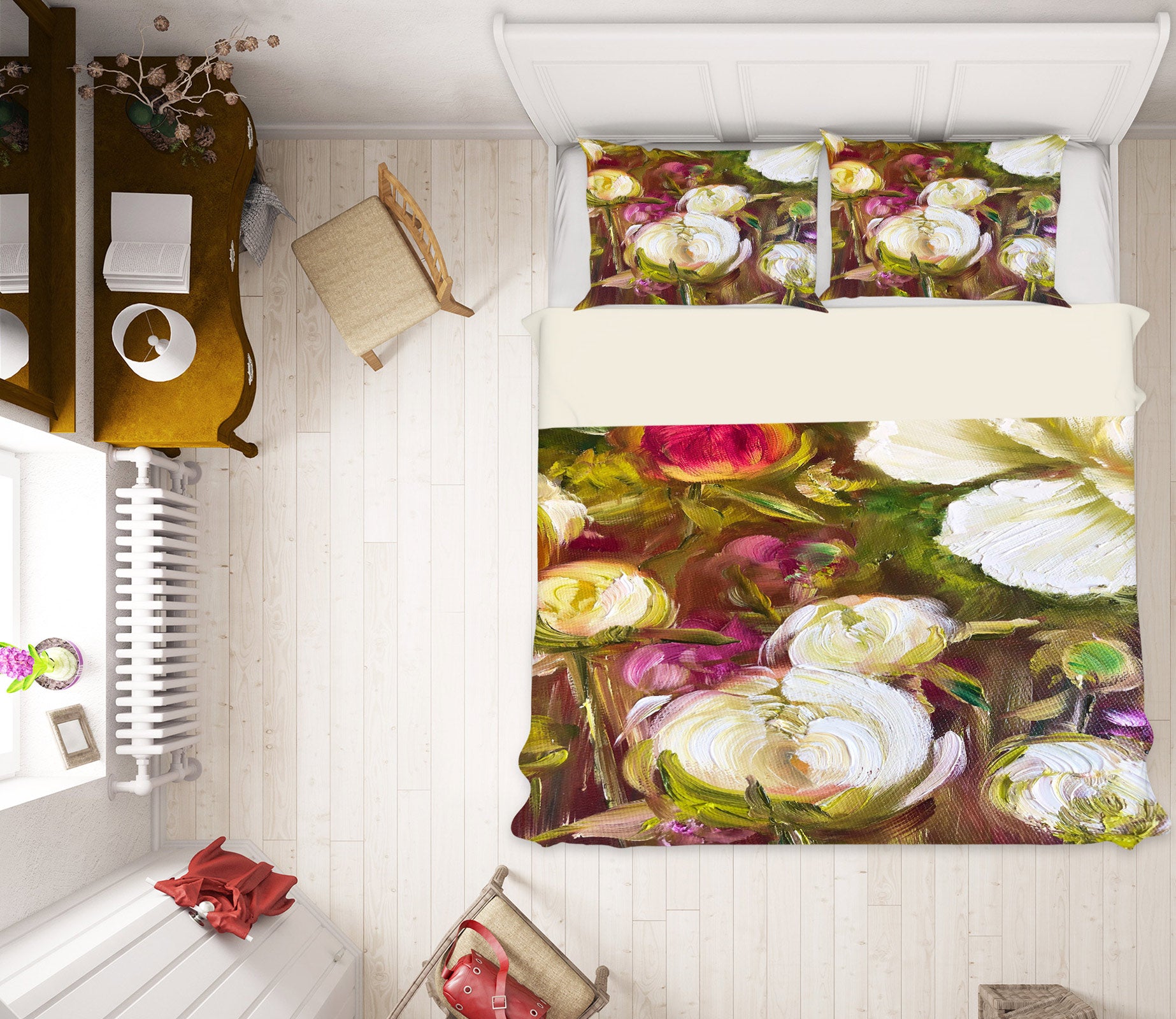 3D Rose Bouquet 430 Skromova Marina Bedding Bed Pillowcases Quilt