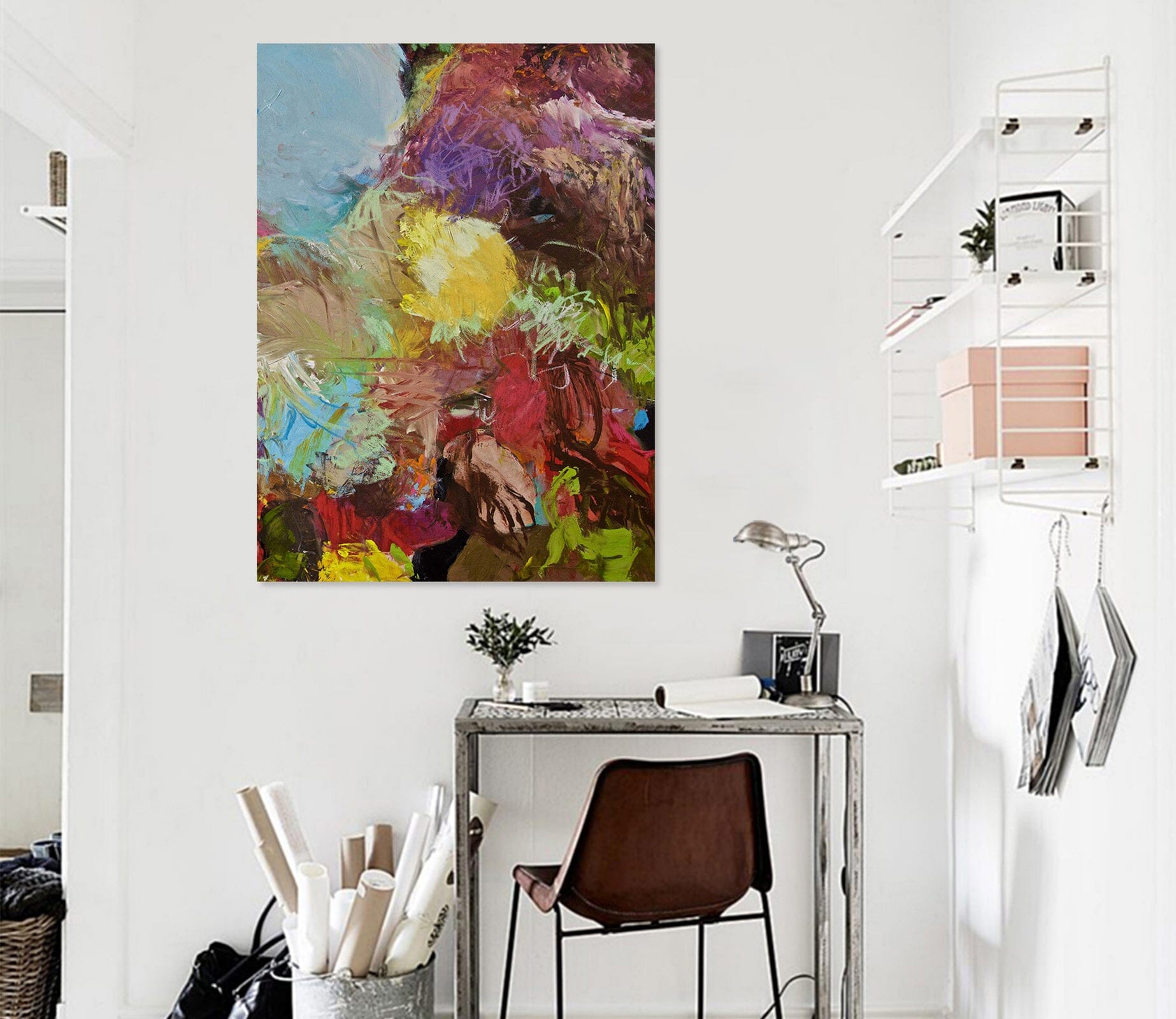 3D Painted Flowers 273 Allan P. Friedlander Wall Sticker Wallpaper AJ Wallpaper 2 