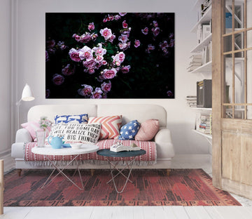 3D Pink Rose 013 Noirblanc777 Wall Sticker Wallpaper AJ Wallpaper 2 