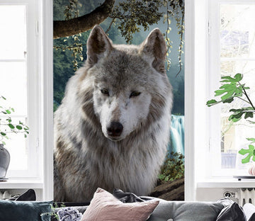 3D Wolf Falls 120 Wall Murals Wallpaper AJ Wallpaper 2 