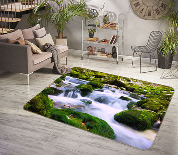 3D Stone Water 34117 Non Slip Rug Mat