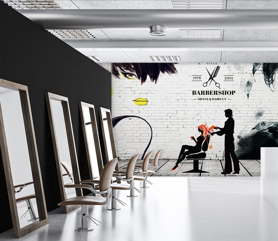3D Customer Haircut 1528 Wall Murals Wallpaper AJ Wallpaper 2 