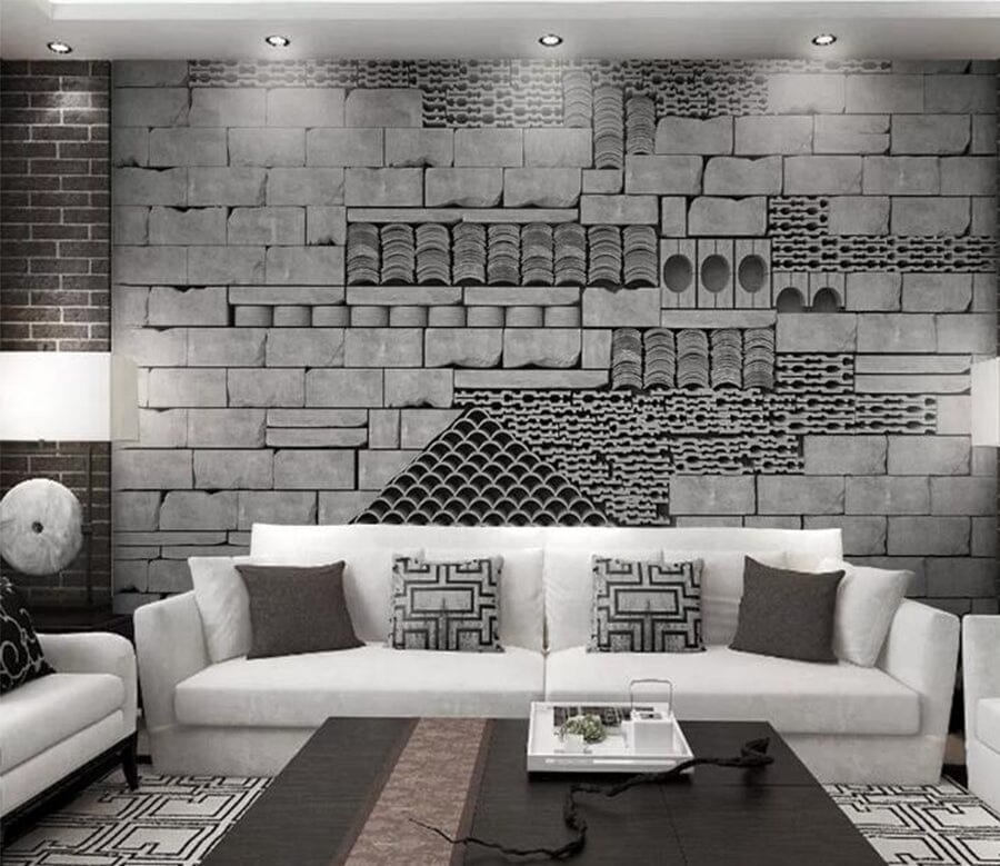 3D Cyan City Wall WC255 Wall Murals Wallpaper AJ Wallpaper 2 