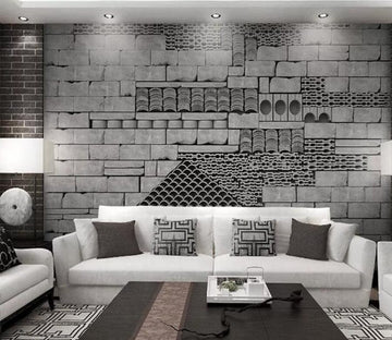 3D Cyan City Wall WC255 Wall Murals Wallpaper AJ Wallpaper 2 