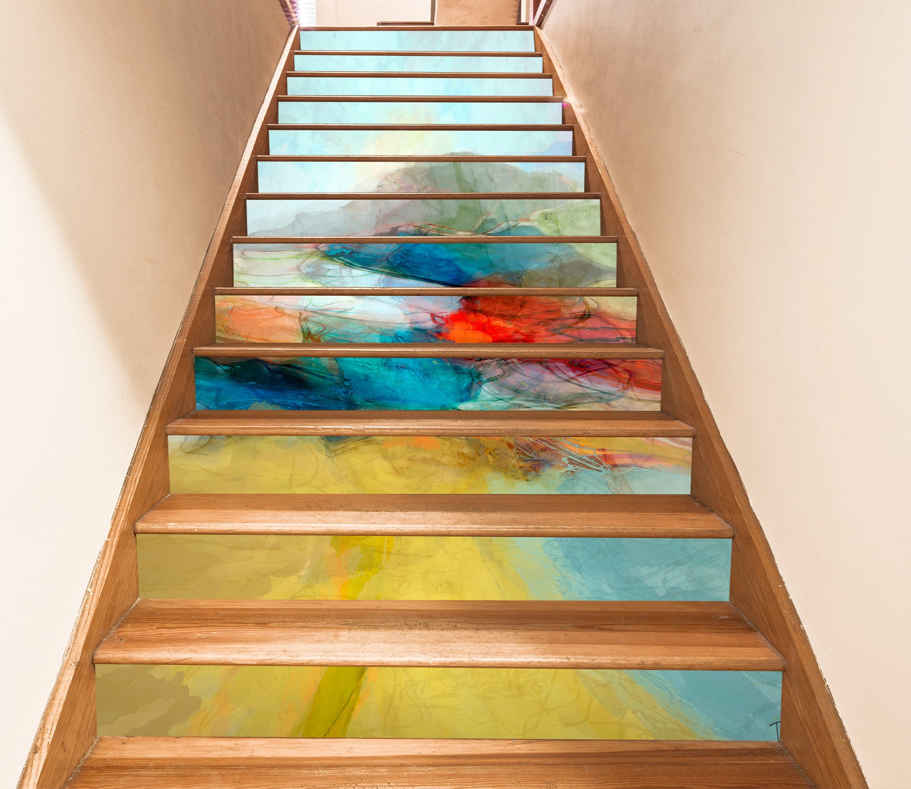 3D Colorful Pattern 104226 Michael Tienhaara Stair Risers