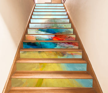 3D Colorful Pattern 104226 Michael Tienhaara Stair Risers
