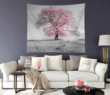 3D Pink Tree 116148 Assaf Frank Tapestry Hanging Cloth Hang