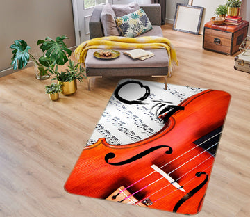 3D Violin 76121 Non Slip Rug Mat