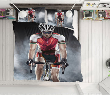 3D Cycling 14155 Bed Pillowcases Quilt