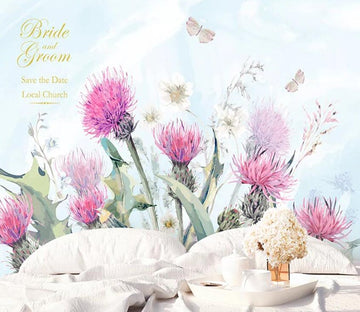 3D Pink Flowers 631 Wall Murals Wallpaper AJ Wallpaper 2 