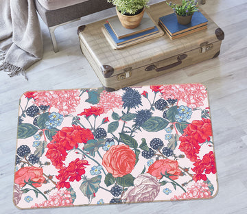 3D Flowers 31044 Non Slip Rug Mat