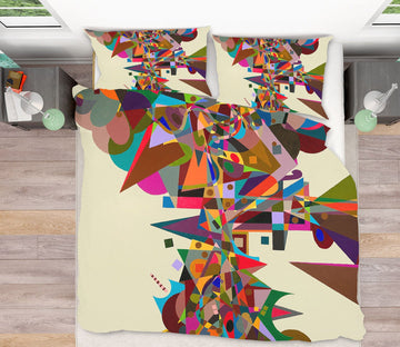 3D Color Pattern 2001 Allan P. Friedlander Bedding Bed Pillowcases Quilt Quiet Covers AJ Creativity Home 