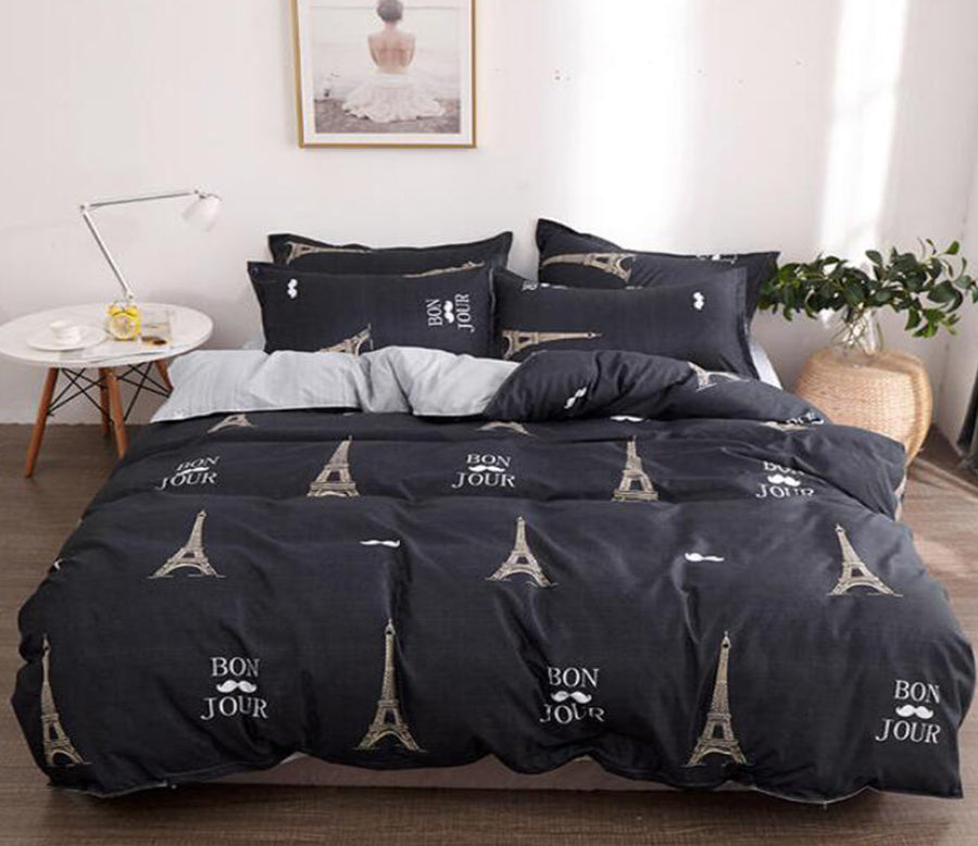 3D Black Bottom 2019 Bed Pillowcases Quilt