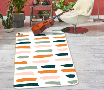 3D Color Stripe 107151 Kashmira Jayaprakash Rug Non Slip Rug Mat