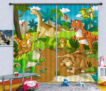 3D Animal Kingdom 775 Curtains Drapes Wallpaper AJ Wallpaper 