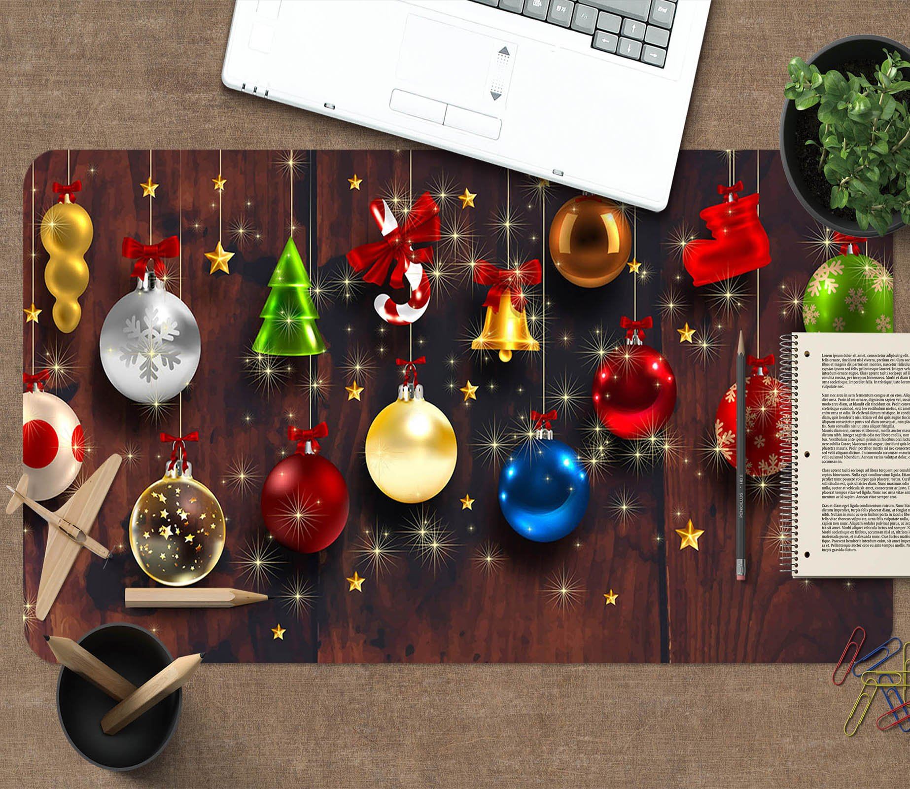 3D Shiny Bell Hanging 037 Desk Mat Mat AJ Creativity Home 